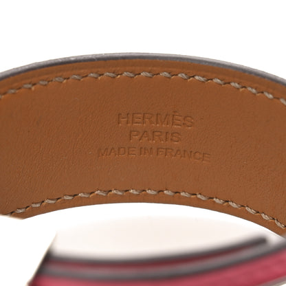 Hermes Epsom Collier de Chien 24 Bracelet T1 Rose Jaipur 4 of 5