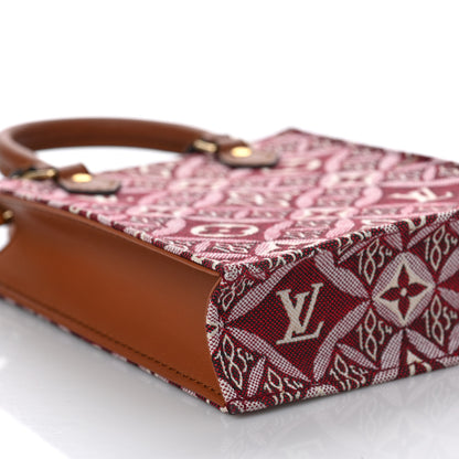 Louis Vuitton Jacquard Since 1854 Petit Sac Plat Bordeaux 7 of 8