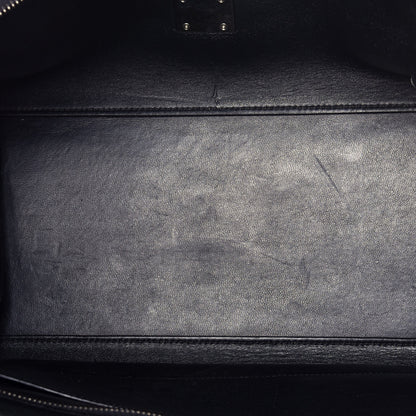 Celine Drummed Calfskin Suede Medium Trapeze Black 5 of 8