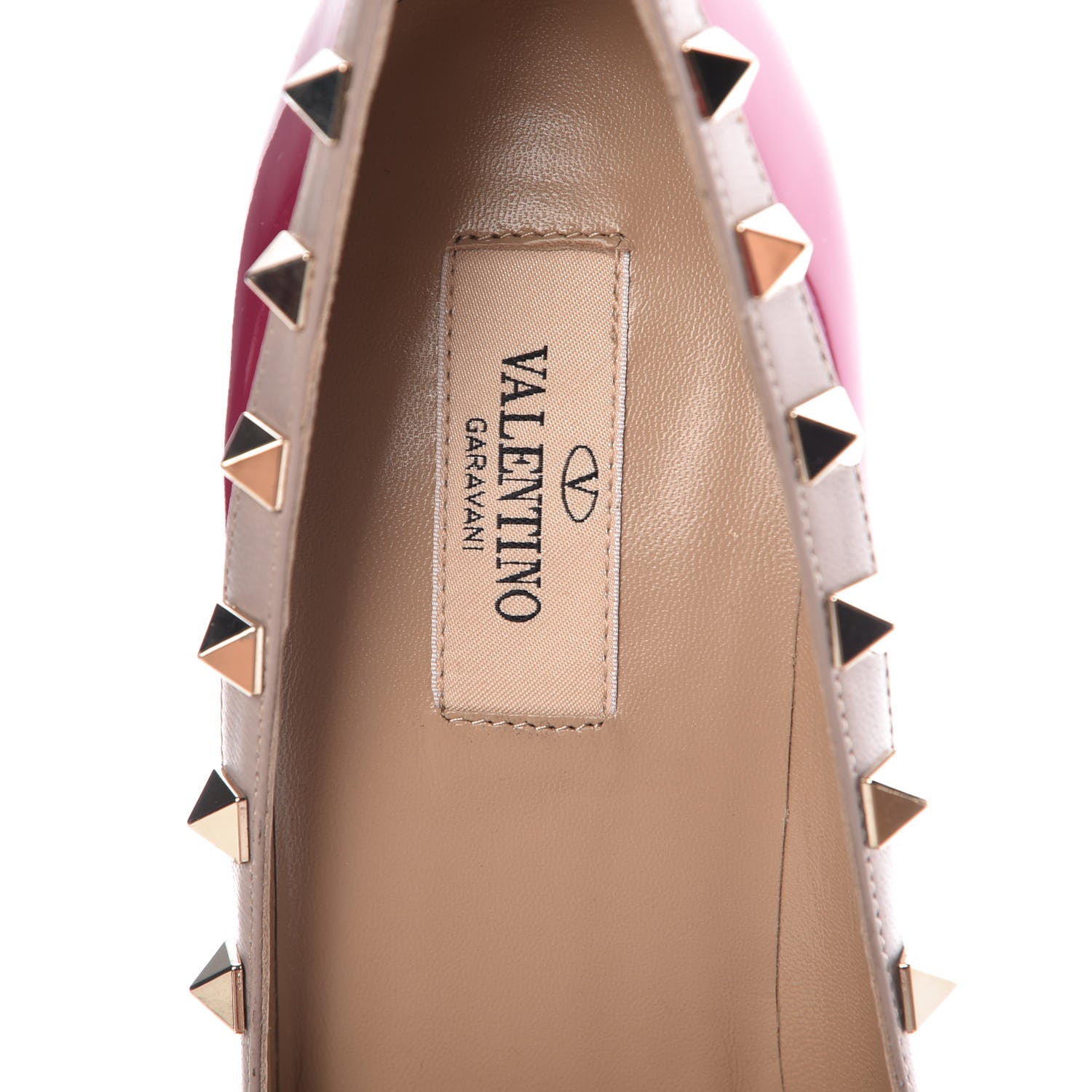 Valentino Garavani Patent Rockstud 100mm Pumps 38 Deep Cyclamin Poudre 7 of 9