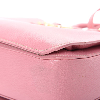 Miu Miu Goatskin Madras Shopping Tote Rosa 10 of 27
