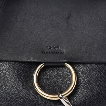 Chloe Calfskin Medium Faye Shoulder Bag Black 16 of 26