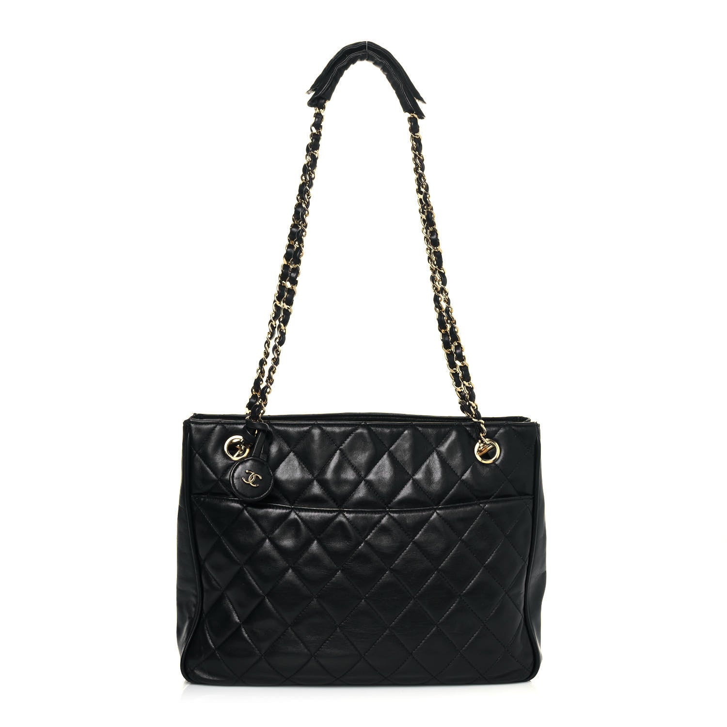 Chanel Lambskin Quilted Shoulder Bag Black 1 of 25