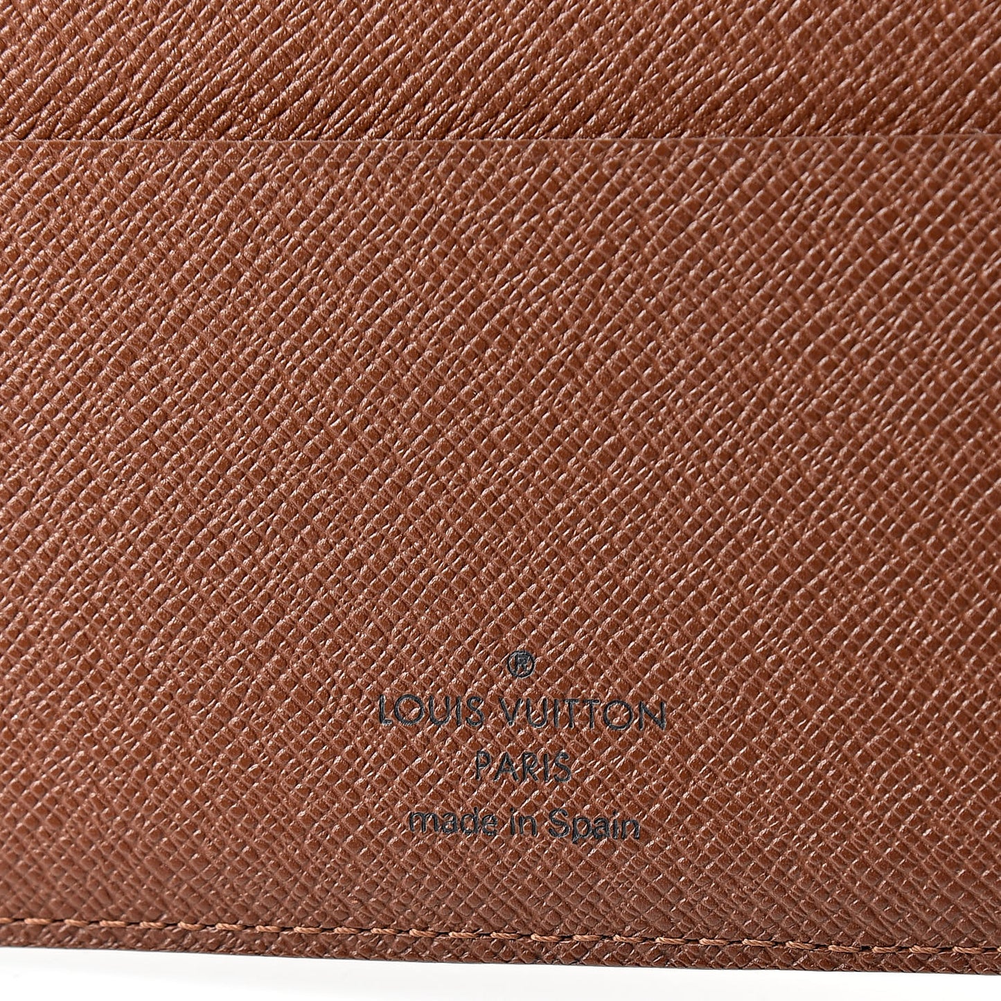 Monogram Desk Agenda Cover