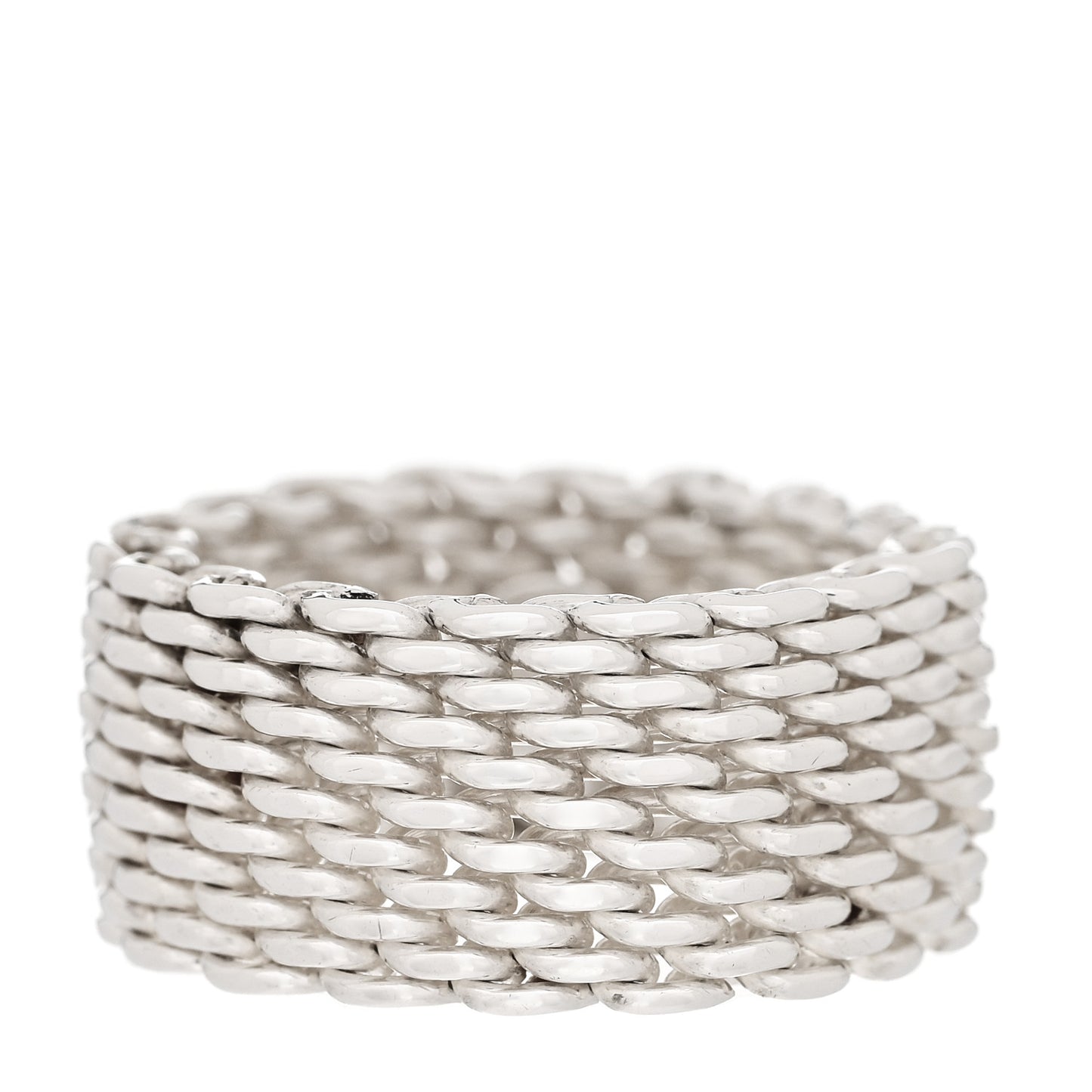 Sterling Silver Somerset Mesh Ring 51 5.75