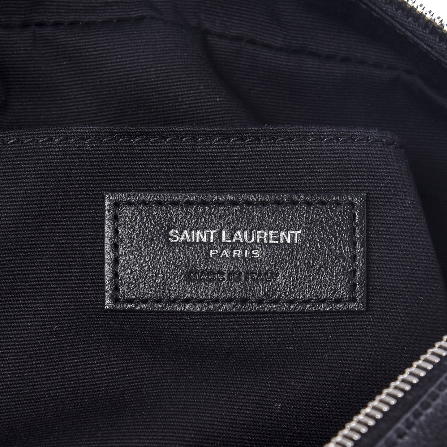 Lambskin Monogram Small Lou Camera Bag Black