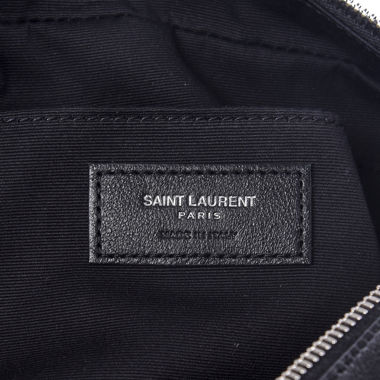 Saint Laurent Lambskin Monogram Small Lou Camera Bag Black 5 of 10
