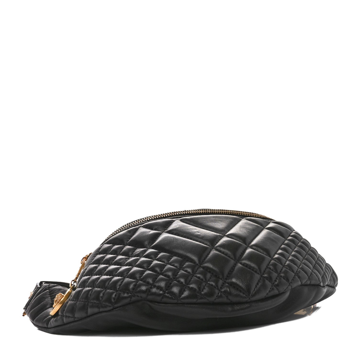 Versace Nappa Quilted Belt Bag Black 4 of 9
