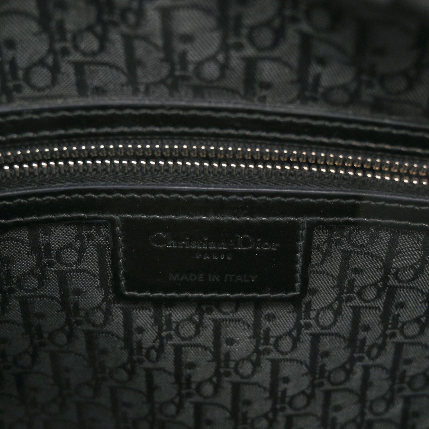 Christian Dior Patent Cannage Large Lady Dior Black 6 of 9