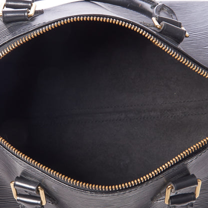 Louis Vuitton Epi Speedy 30 Black 8 of 11