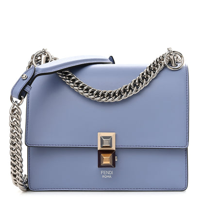 Fendi Vitello Liberty Studded Small Kan I Shoulder Bag Sky Multicolor 1 of 10