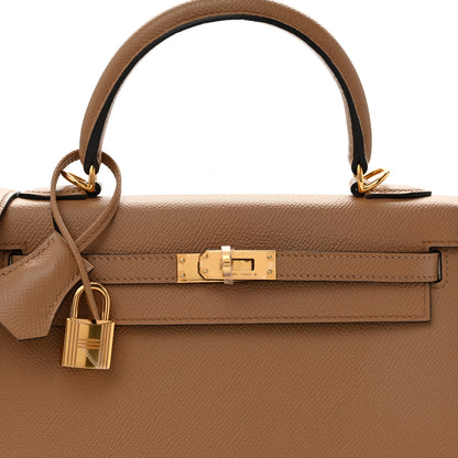 Hermes Epsom Kelly Sellier 25 Chai 6 of 10