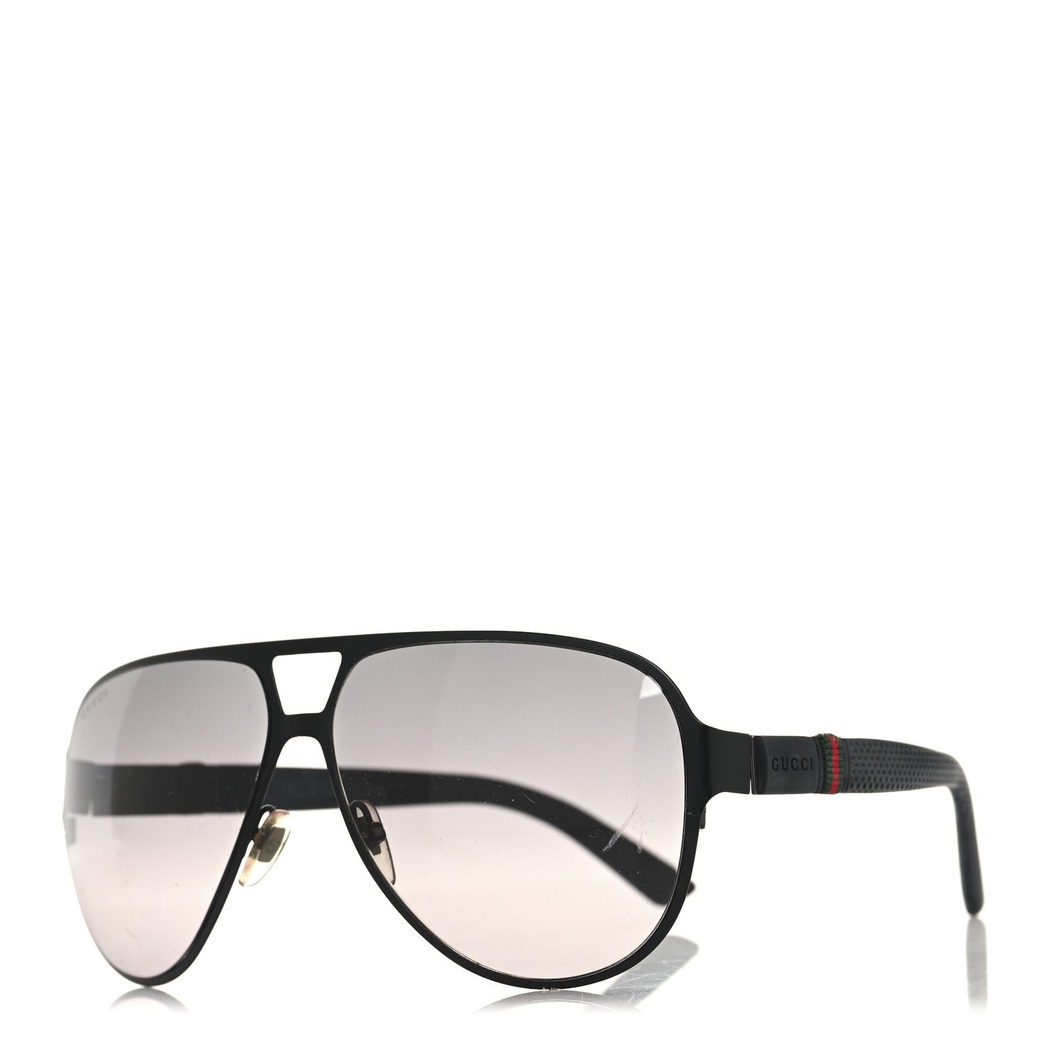Gucci Acetate Web Aviator Sunglasses GG2252/S Black 1 of 6