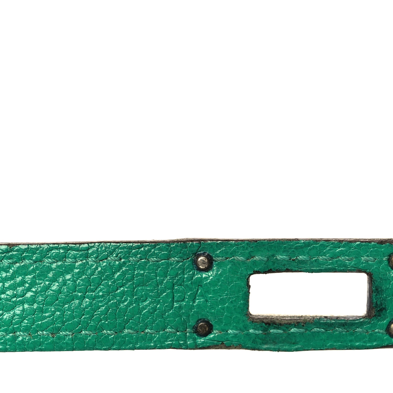 Hermes Chevre Mysore Kelly Longue Wallet Menthe 7 of 12