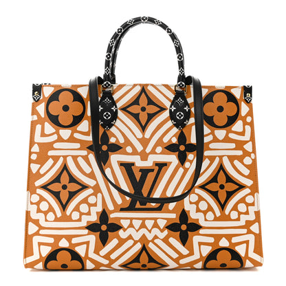Louis Vuitton Monogram Giant Crafty Onthego GM Crème Caramel 1 of 9