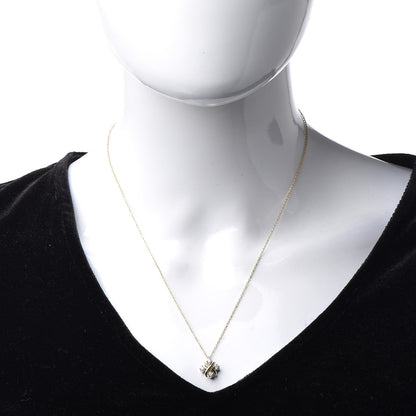 Tiffany Platinum 18K Yellow Gold Diamond Schlumberger Lynn Pendant Necklace 2 of 7