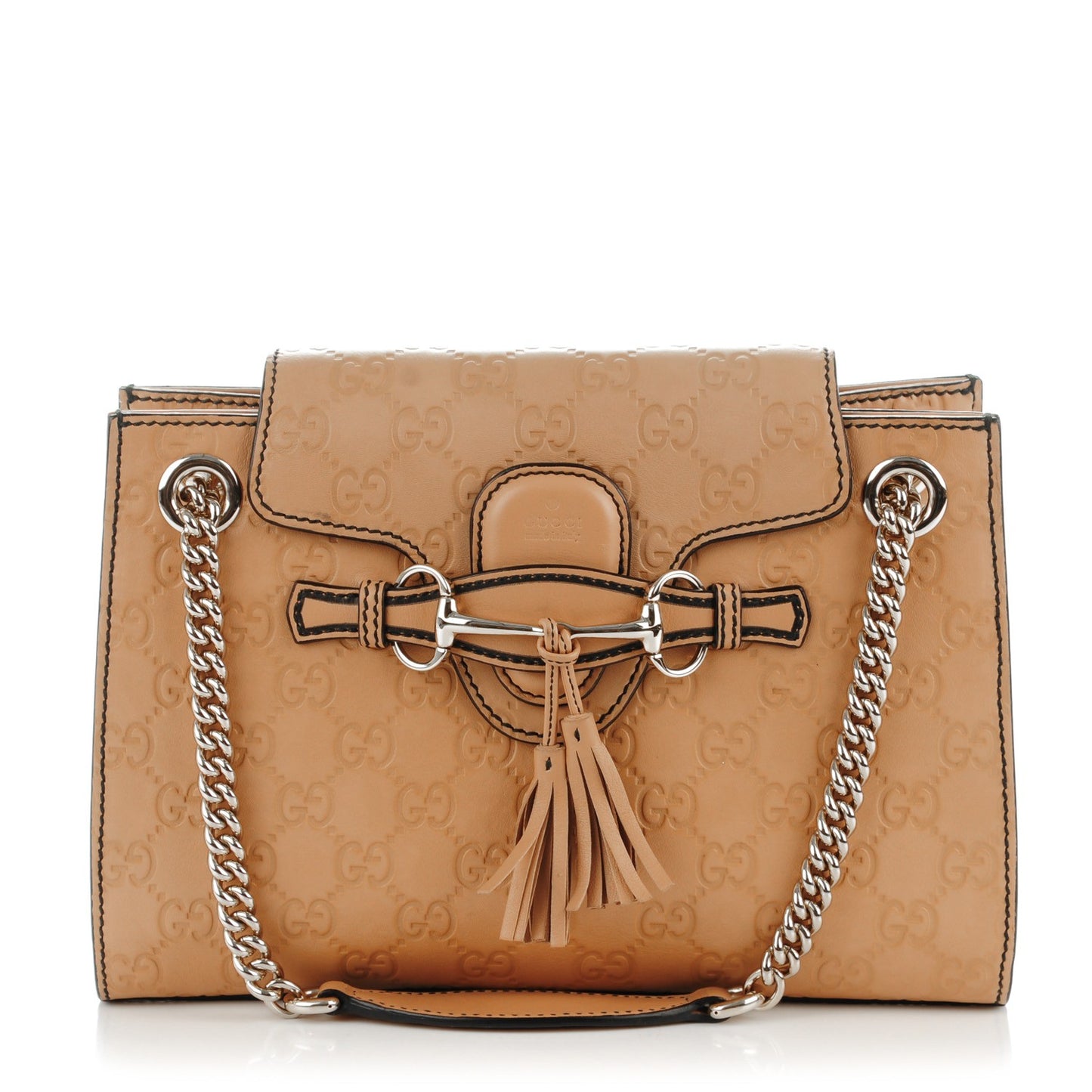 Guccissima Small Emily Chain Shoulder Bag Camelia