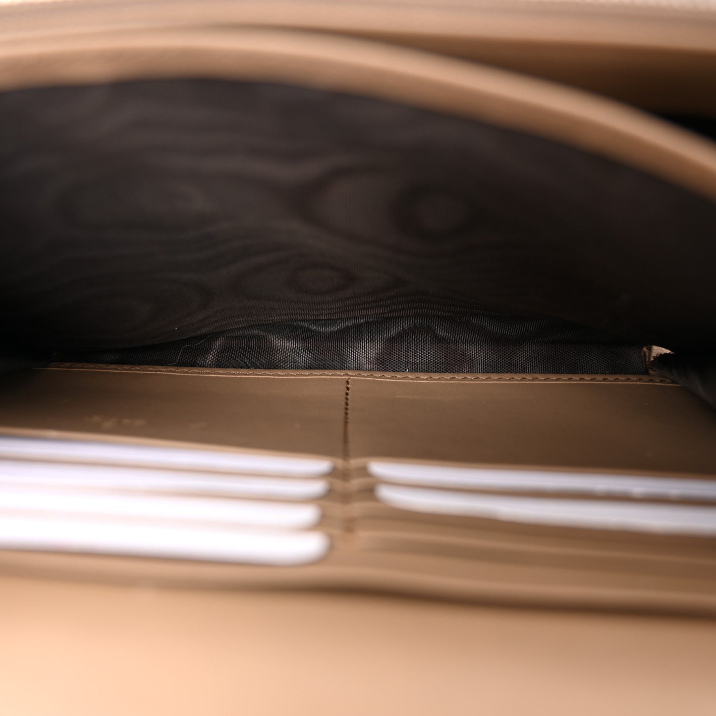 GG Supreme Monogram Mini Dionysus Chain Wallet Beige Taupe