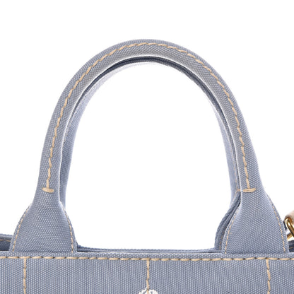 Prada Canapa Small Logo Tote Astrale 8 of 12