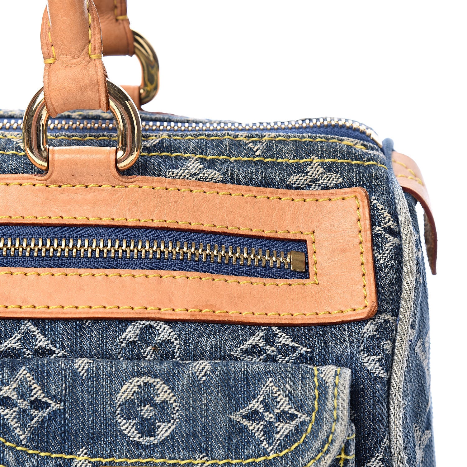 Louis Vuitton Monogram Denim Neo Speedy Blue 17 of 24