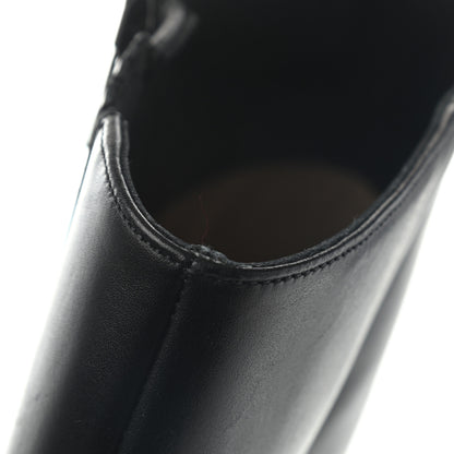 Christian Louboutin Calfskin Bianca Botta 140 Knee Boots 36 Black 11 of 12