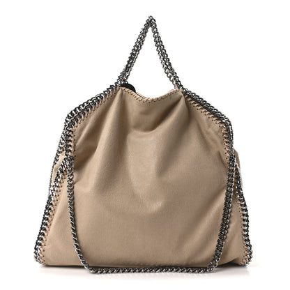 Stella McCartney Shaggy Deer Falabella Fold Over Tote Taupe 1 of 10