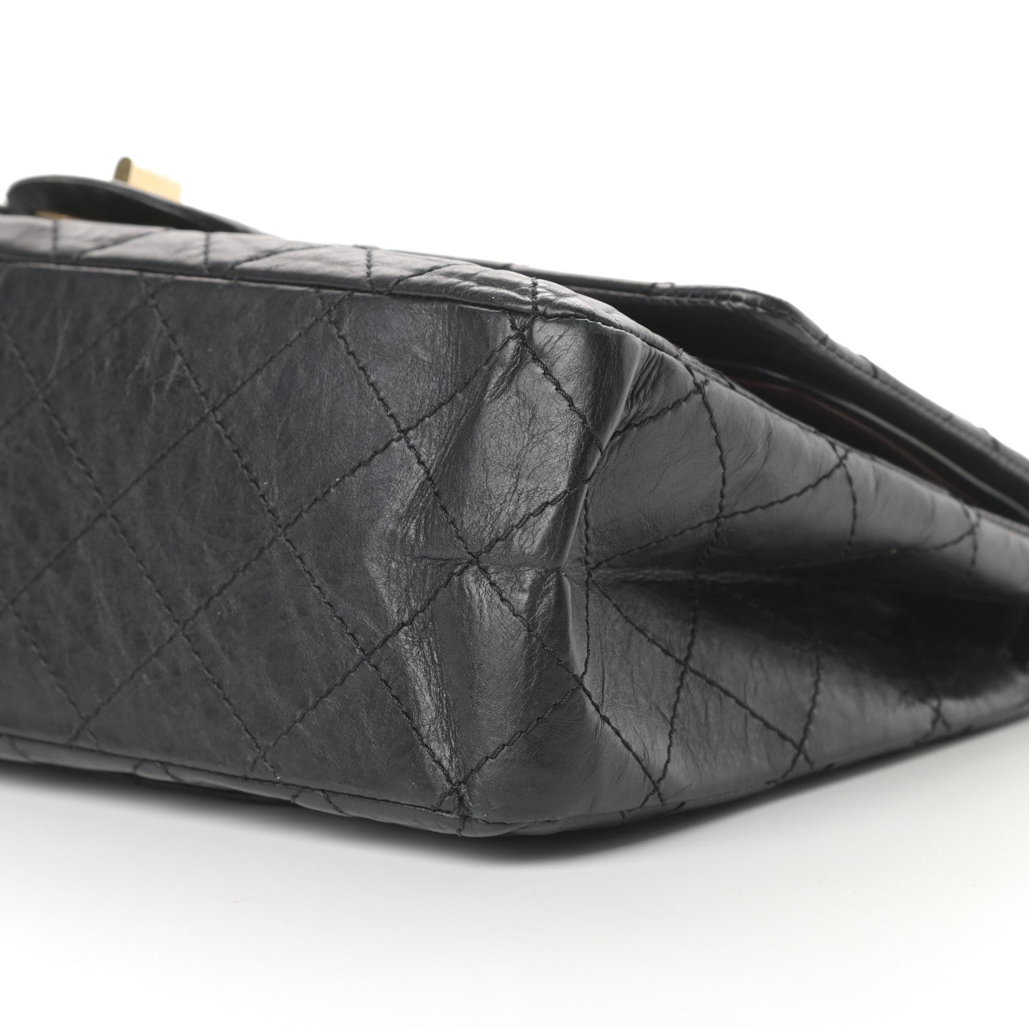 Chanel Aged Calfskin Quilted 2.55 Reissue 227 Flap Black 10 of 18