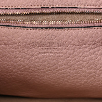 Valentino Garavani Pebbled Calfskin Small Rockstud Flip-Lock Messenger Bag Water Rose 6 of 21