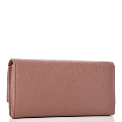 Gucci Dollar Calfskin Swing Continental Wallet Soft Pink 3 of 10