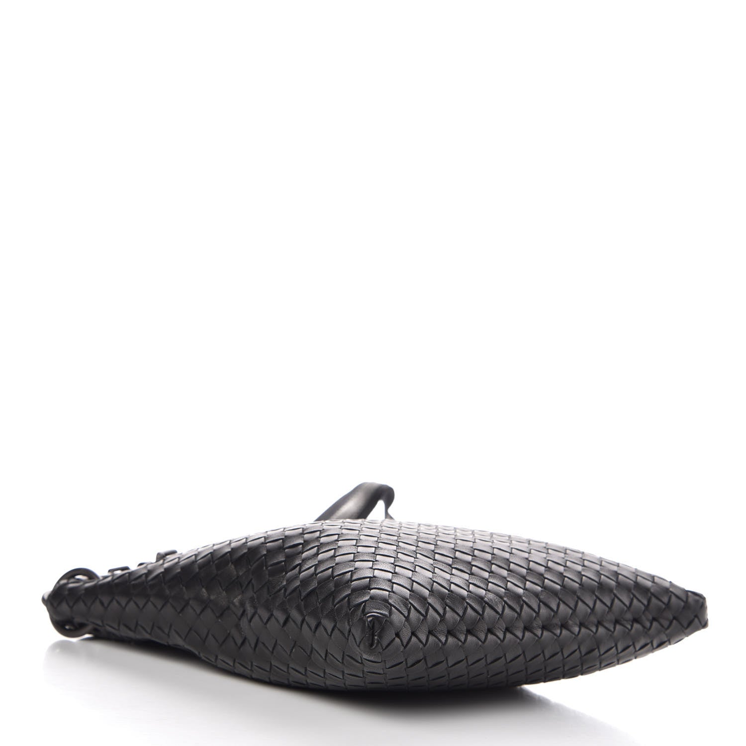 Bottega Veneta Nappa Intrecciato VN Crossbody Messenger Bag Black 4 of 7