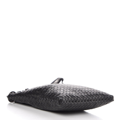Bottega Veneta Nappa Intrecciato VN Crossbody Messenger Bag Black 4 of 7