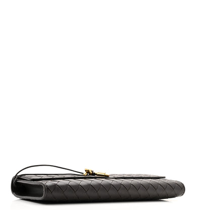 Bottega Veneta Nappa Intrecciato Long Andiamo Top Handle Clutch Fondant 4 of 9