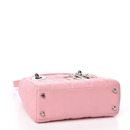 Christian Dior Lambskin Cannage Mini Lady Dior Rose Clair 4 of 13