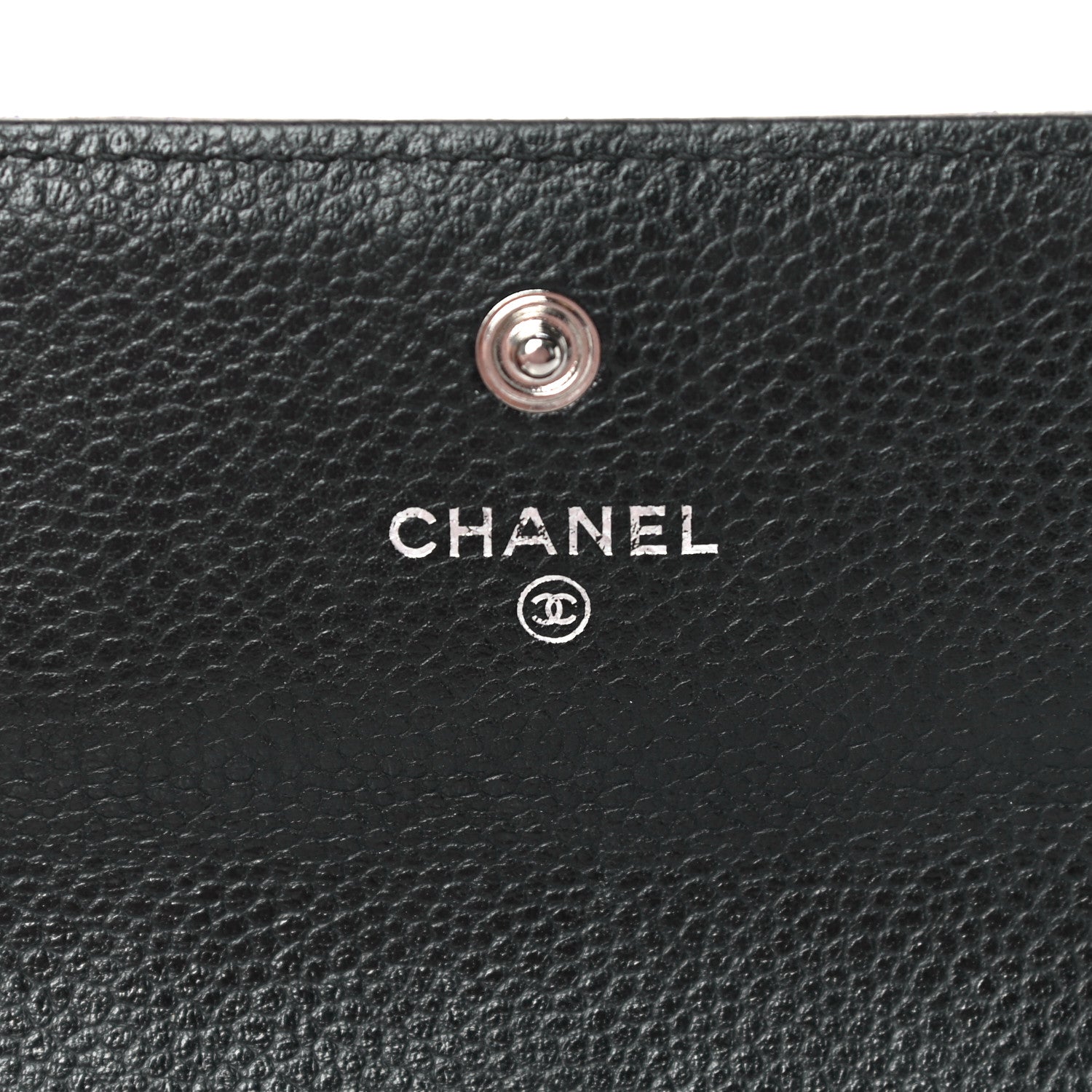 Chanel Caviar Quilted Large Gusset Flap Wallet Black 6 of 13