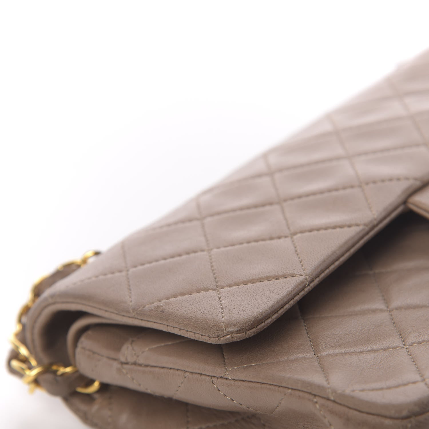 Chanel Lambskin Quilted Small Double Flap Beige 14 of 25