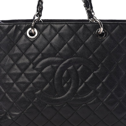 Chanel Caviar Quilted Grand Shopping Tote GST Black 8 of 14