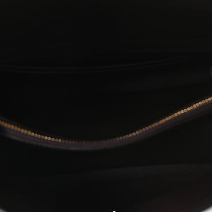 Salvatore Ferragamo Washed Calfskin Medium Hug Soft Bicolor Shoulder Bag Black Testa Di Moro 5 of 9