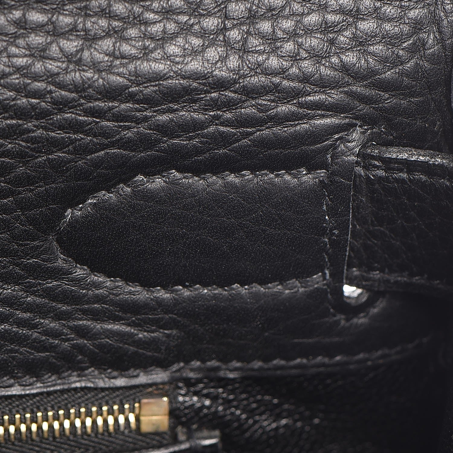 Hermes Taurillon Clemence Kelly 40 Black 12 of 35