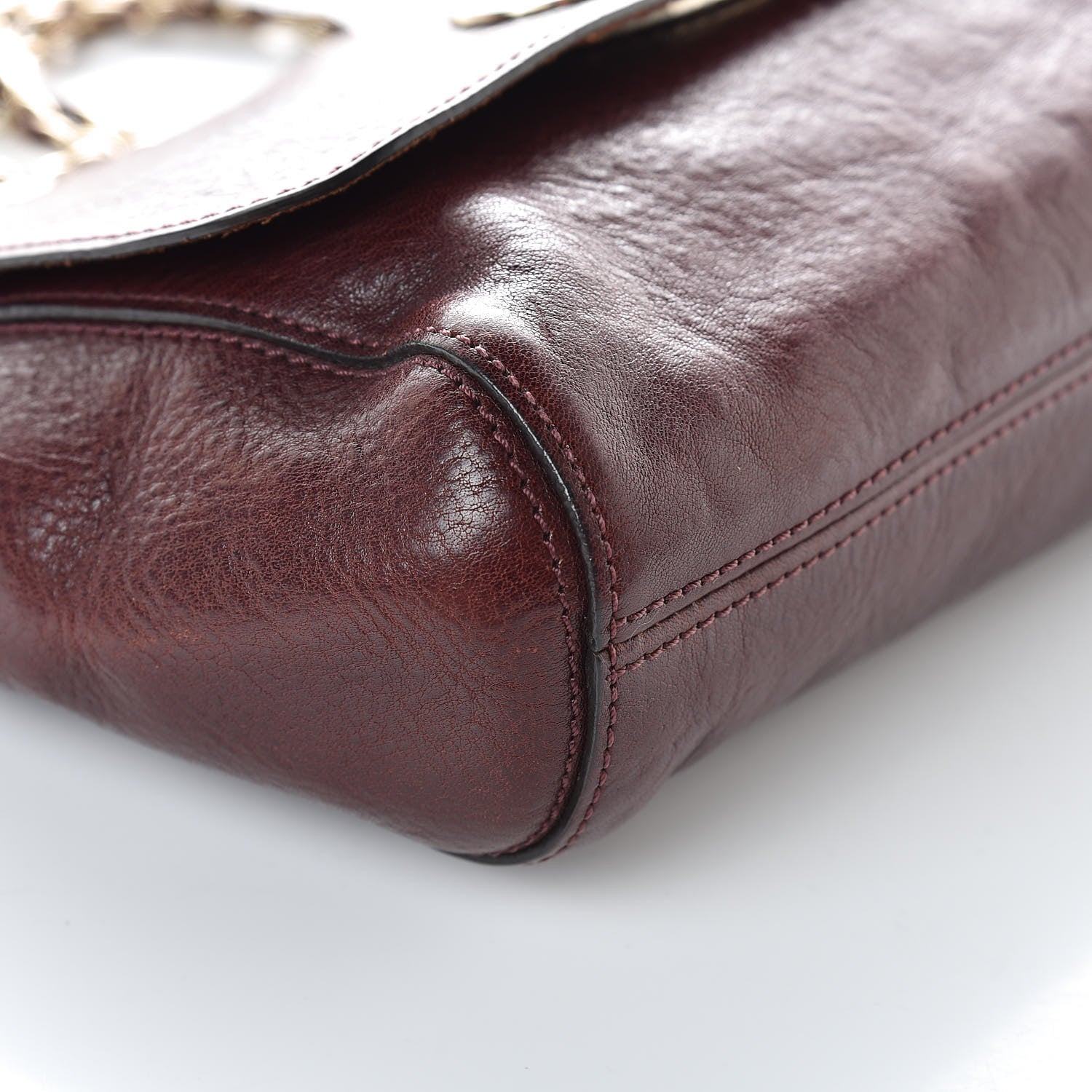 Mulberry Natural Vegetable Tanned Small Lily Flap Oxblood 11 of 11