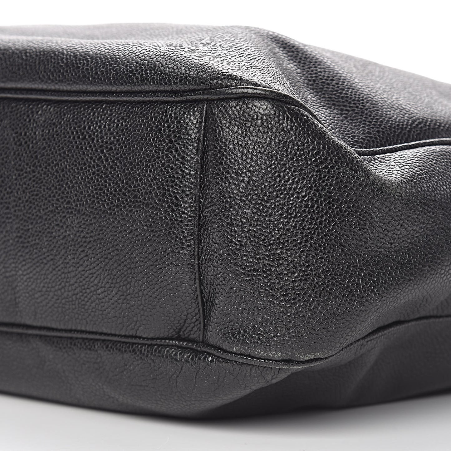 Caviar Large CC Shoulder Bag Black