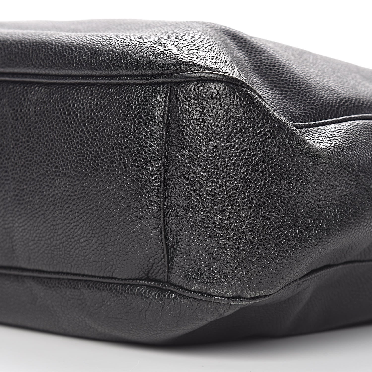 Chanel Caviar Large CC Shoulder Bag Black 10 of 11