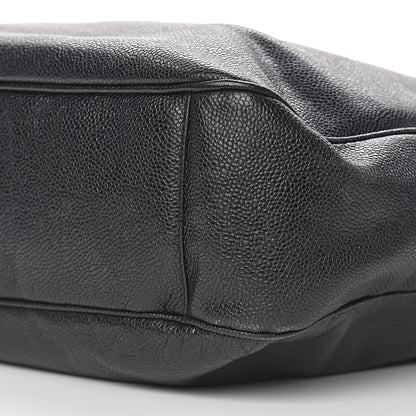 Chanel Caviar Large CC Shoulder Bag Black 10 of 11