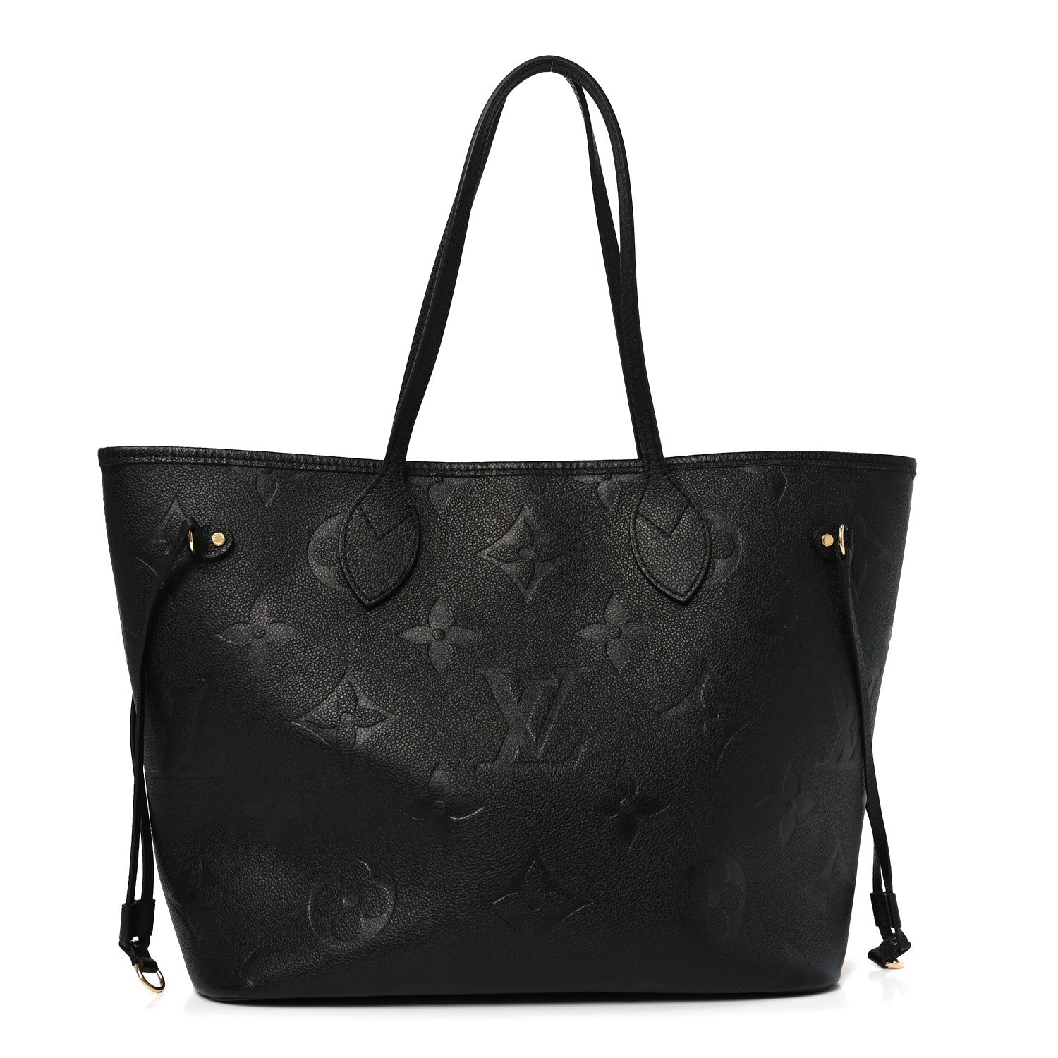 Louis Vuitton Empreinte Monogram Giant Neverfull MM Black 1 of 9