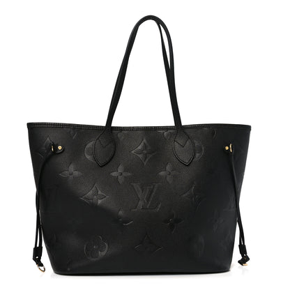 Louis Vuitton Empreinte Monogram Giant Neverfull MM Black 1 of 9