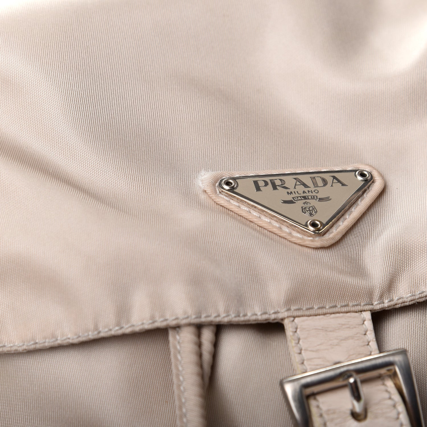Prada Nylon Medium Backpack Sabbia 10 of 10
