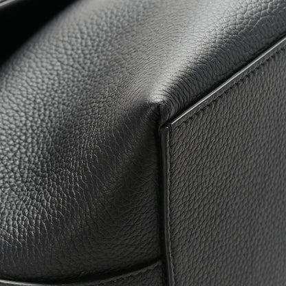 Salvatore Ferragamo Calfskin Gancini Twins 24 Messenger Bag Black 8 of 11