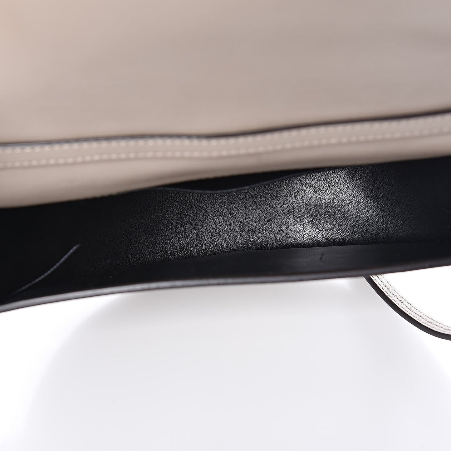 Calfskin Small Nile Bracelet Minaudiere Bag Motty Grey
