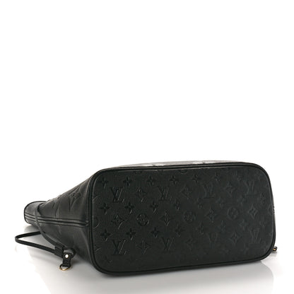 Louis Vuitton Empreinte Monogram Giant Neverfull MM Black 5 of 9