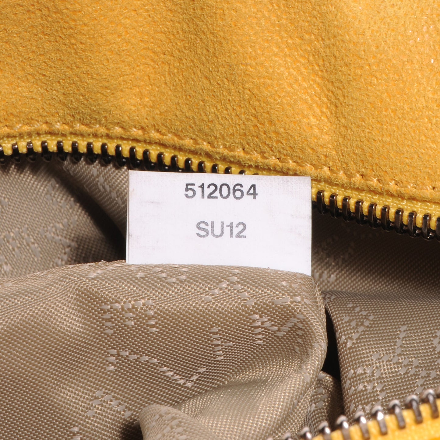 Faux Leather Shaggy Deer Falabella Yellow