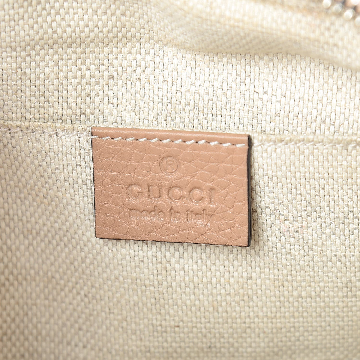 Gucci Pebbled Calfskin Small Soho Disco Bag Rose Beige 6 of 16